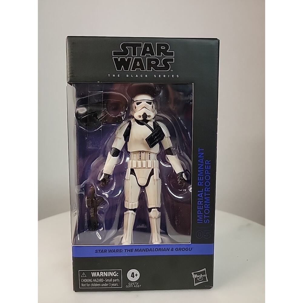 IN HAND STAR WARS BLACK SERIES IMPERIAL REMNANT STORMTROOPER MANDALORIAN & GROGU